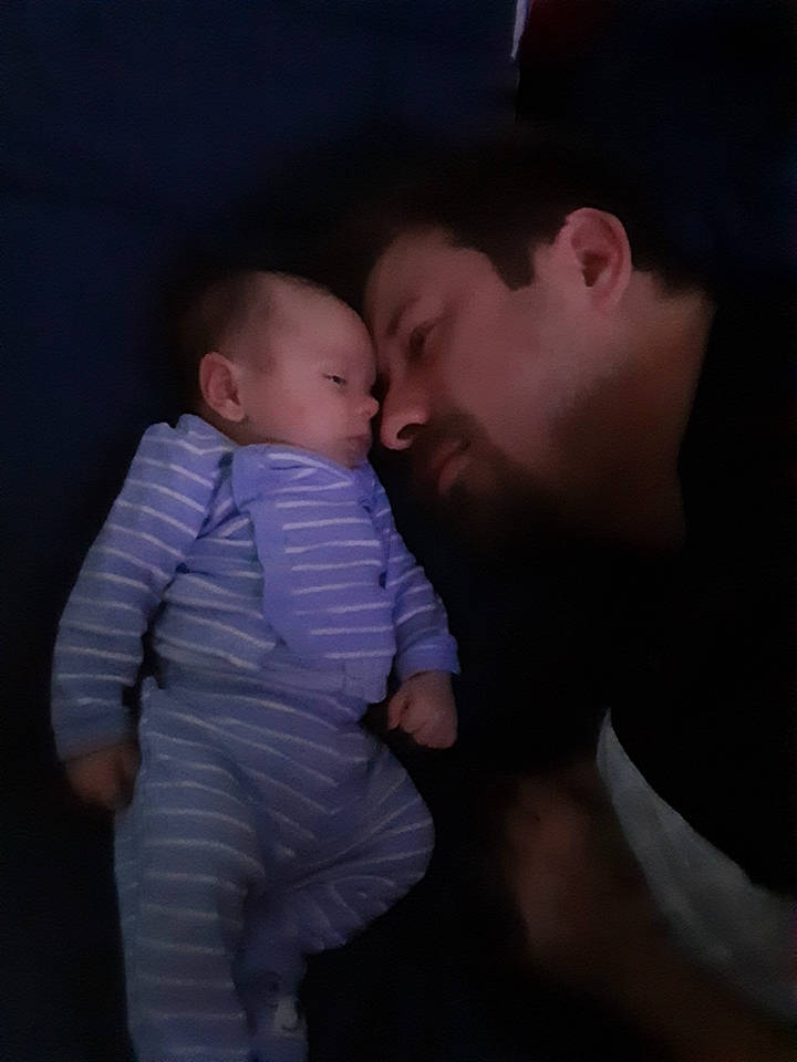 Graysen is registered to the contest to win money with this photo: baby, baby_toddler_clothing, cheek, child, comfort, ear, hug, interaction, love, muscle, organ, person, skin, toddler