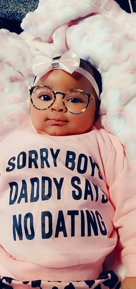 Khalia joined the competition — help win amazing prizes! cheek, child, event, eye, eyewear, fictional_character, font, freezing, fun, gesture, happy, headgear, headwear, laugh, people, person, photo_caption, smile, toddler, vision_care