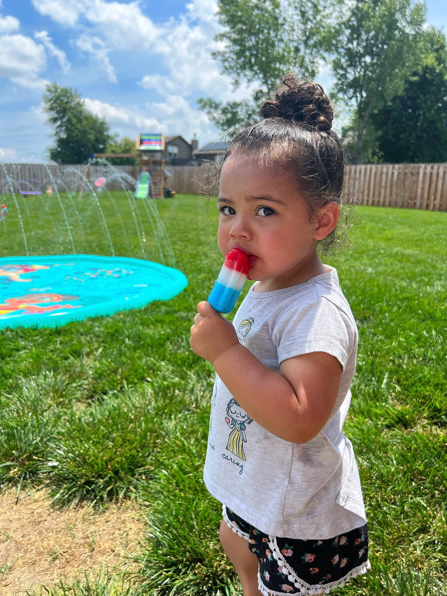 Kennedi joined the competition — help win amazing prizes! baby_toddler_clothing, child, cloud, fun, grass, grass_family, grassland, happy, lawn, leisure, people_in_nature, person, plant, public_space, recreation, shorts, sky, summer, t_shirt, toddler