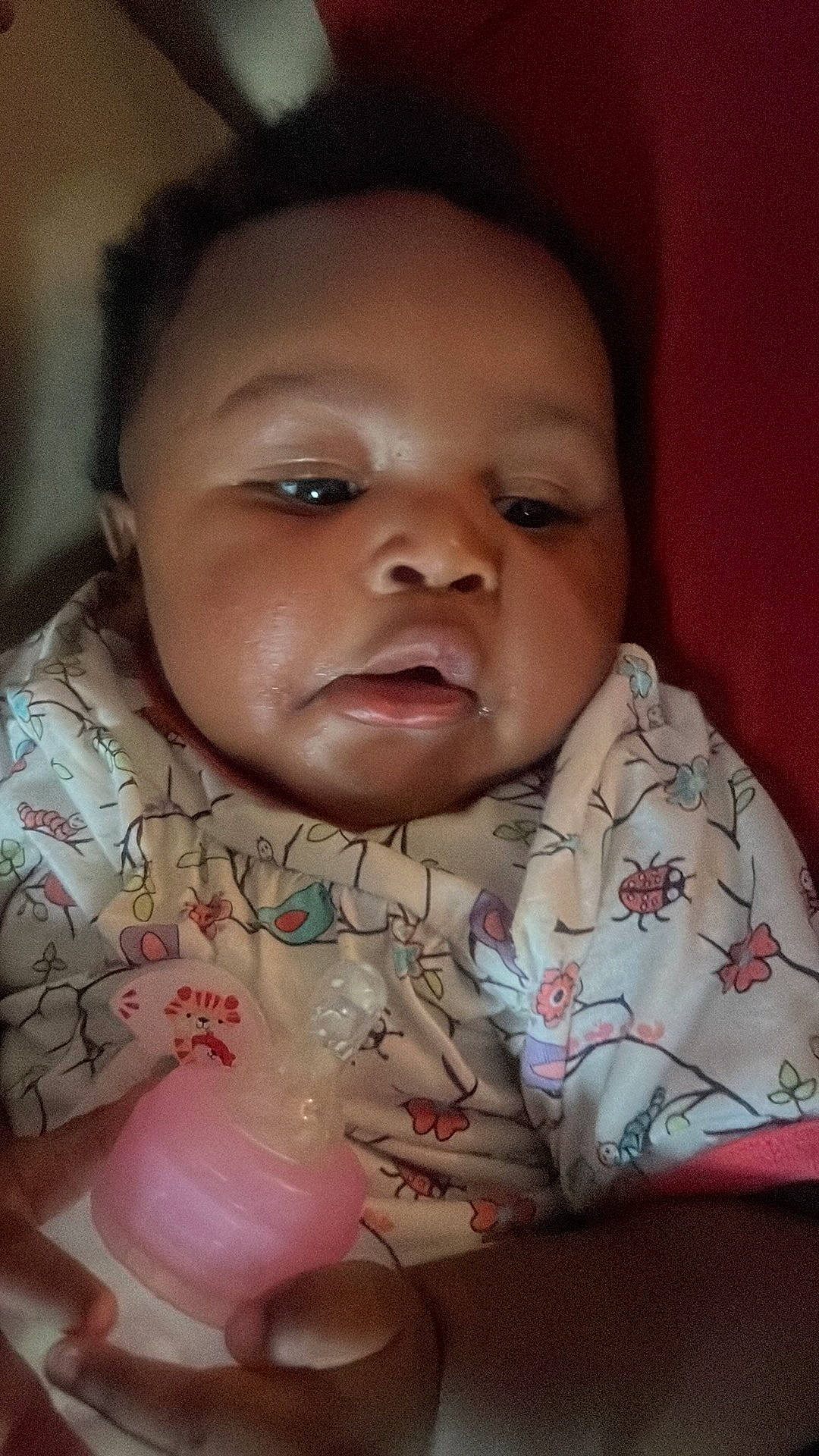 Erika joined the competition — help win amazing prizes! baby, cheek, chin, ear, eyebrow, eyelash, finger, forehead, gesture, human_body, iris, jaw, lip, mouth, nose, person, pink, skin, sleeve, smile