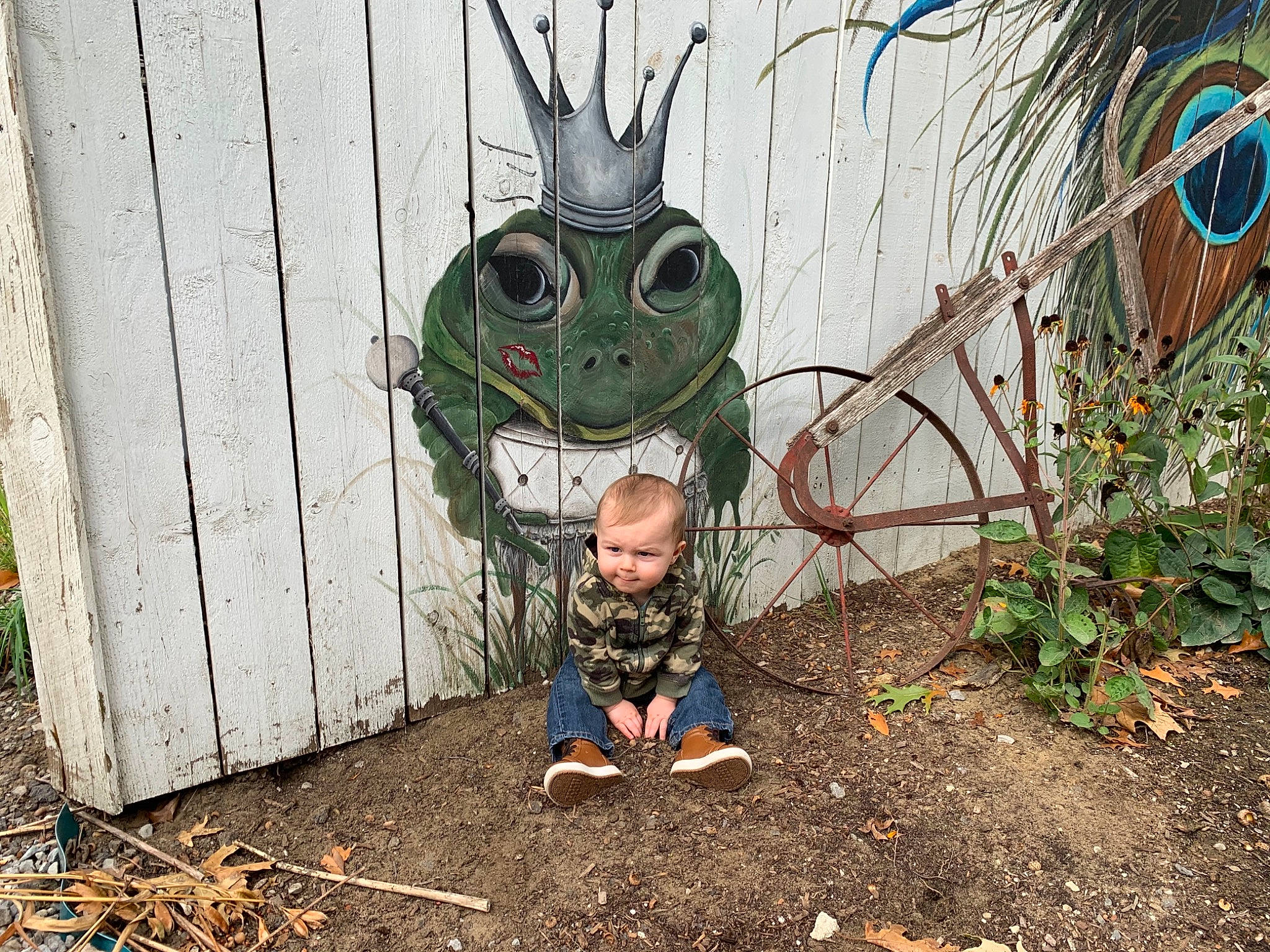 Brody is registered to the contest to win money with this photo: art, fictional_character, fun, grass, house, person, personal_protective_equipment, photography, plant, tree, yard