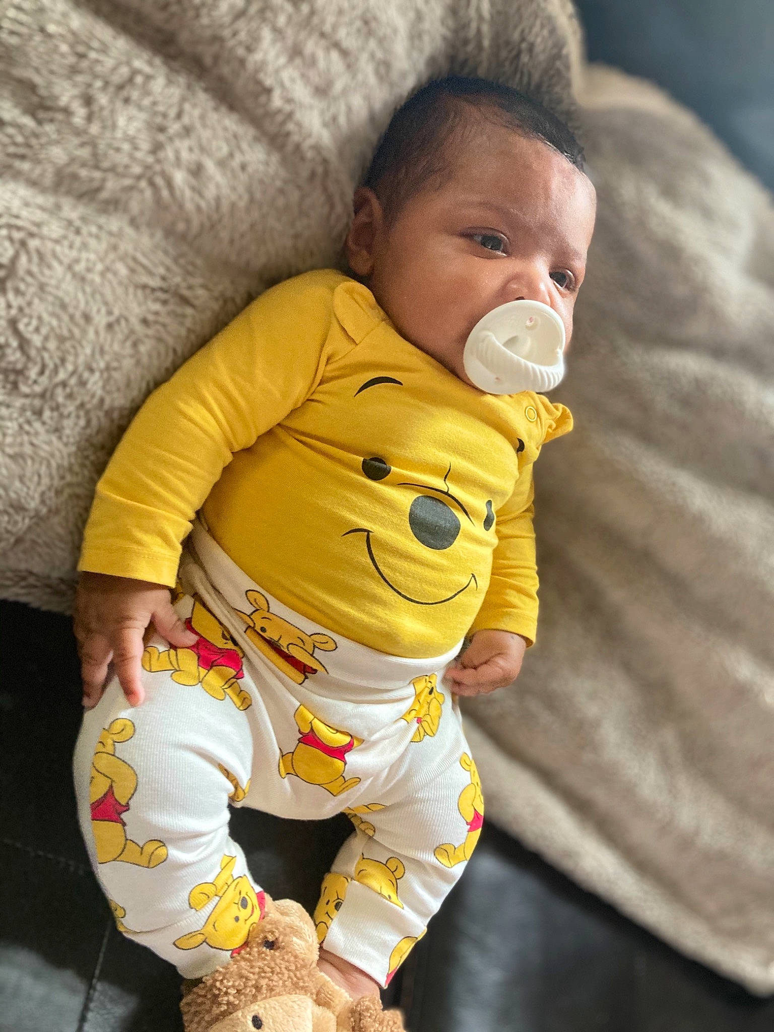 Unai joined the competition — help win amazing prizes! astronaut, baby, baby_products, baby_safety, baby_sleeping, baby_toddler_clothing, bedtime, cheek, child, comfort, finger, fun, fur, linens, orange, person, personal_protective_equipment, sleeve, textile, thumb