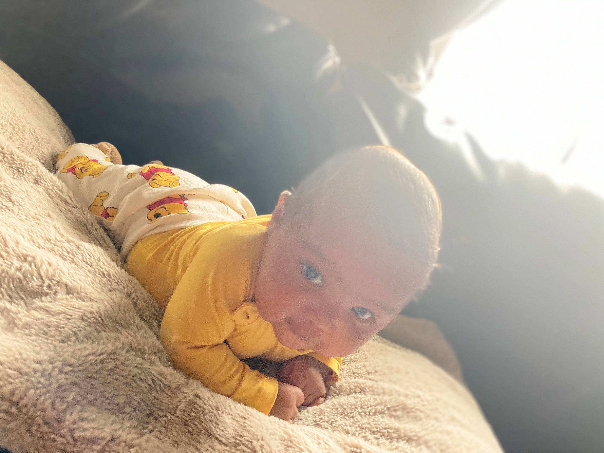 Unai joined the competition — help win amazing prizes! baby, baby_toddler_clothing, bedtime, child, cloud, comfort, finger, flash_photography, flooring, fun, gesture, happy, human_body, linens, nose, person, portrait_photography, sitting, skin, toddler