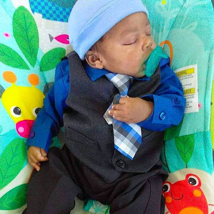 David joined the competition — help win amazing prizes! baby, baby_products, baby_sleeping, baby_toddler_clothing, cap, child, clothing, comfort, grass, green, happy, headwear, linens, outerwear, pattern, person, product, sleeve, stuffed_toy, textile