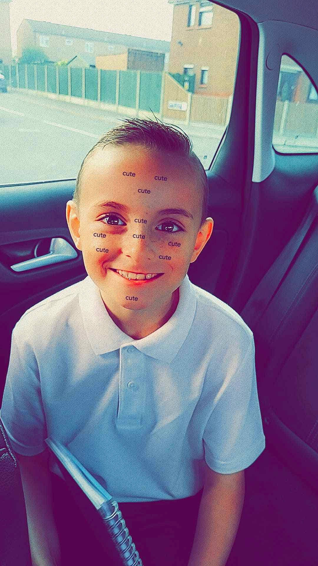 Alexis Jay joined the competition — help win amazing prizes! automotive_design, automotive_exterior, automotive_window_part, buzz_cut, car, child, cool, electric_blue, family_car, fun, happy, joy, luxury_vehicle, person, skin, smile, t_shirt, toddler, travel, vehicle_door