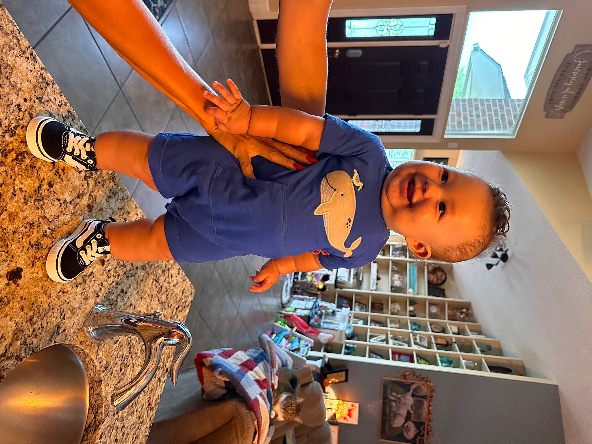 Camden joined the competition — help win amazing prizes! animation, child, electric_blue, engineering, fun, human_leg, joy, leisure, machine, person, photograph, recreation, room, smile, snapshot, space, sportswear, t_shirt, thigh, world