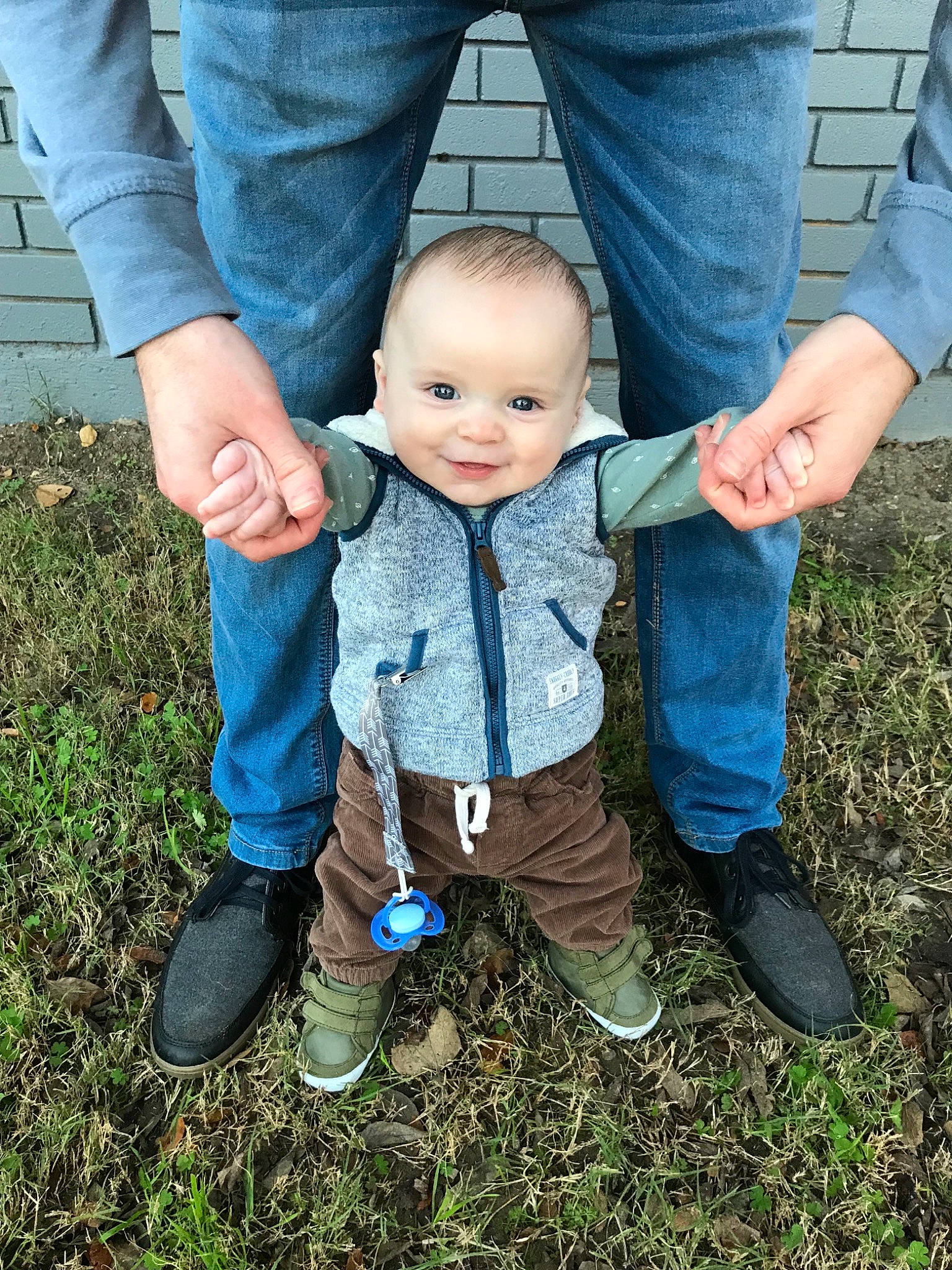 Titus joined the competition — help win amazing prizes! child, fun, grass, jeans, joy, people, person, photograph, plant, smile, toddler, tree