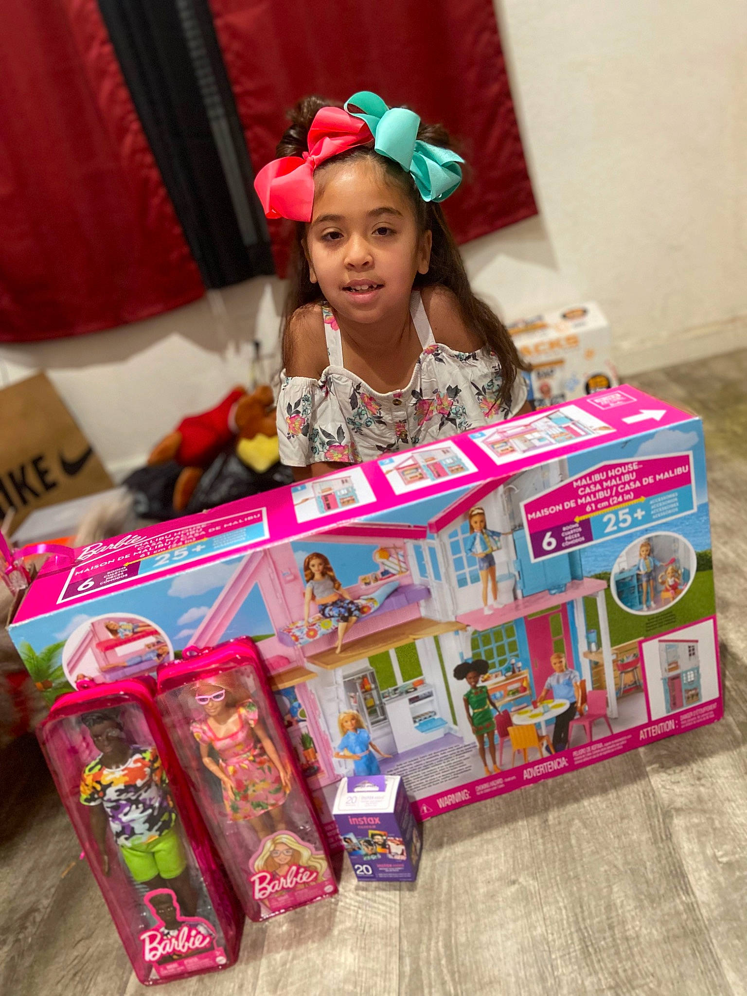 Annallysa joined the competition — help win amazing prizes! box, child, convenience_store, curtain, event, fashion_design, food, fun, happy, holiday, magenta, party_supply, person, pink, present, publication, recreation, retail, room, shopping