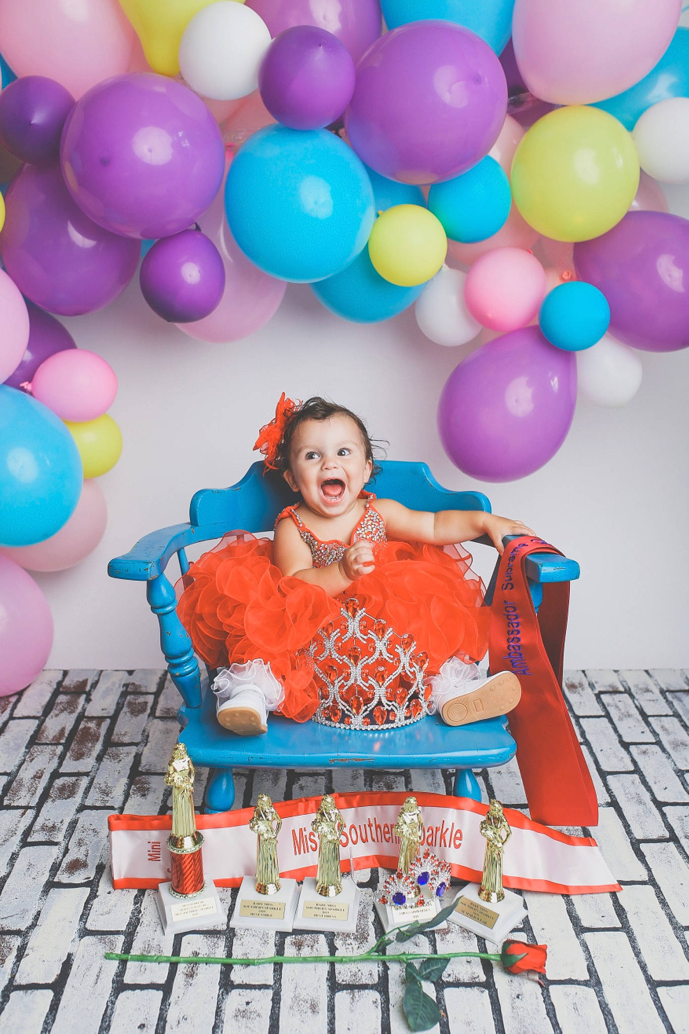 Scottlyn joined the competition — help win amazing prizes! baby_shower, balloon, birthday, confetti, event, fun, happy, party, party_supply, person, pink, smile, toy
