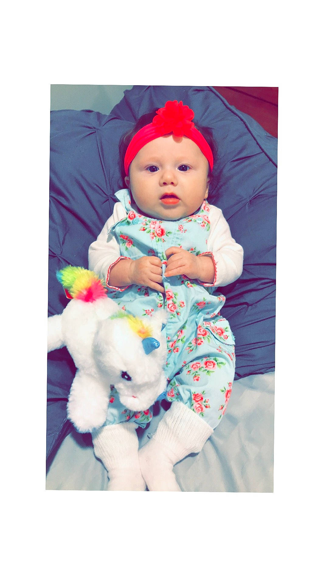 Amilia is registered to the contest to win money with this photo: baby, baby_products, bonnet, child, headgear, person, pink, product, toddler, turquoise