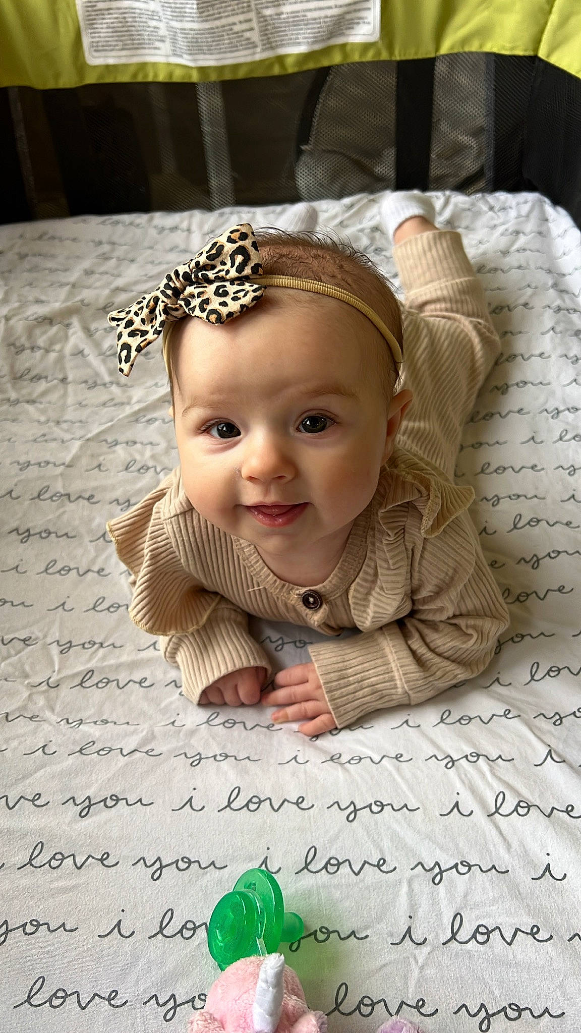 Addilyn is registered to the contest to win money with this photo: art, baby, baby_toddler_clothing, child, fashion_accessory, flash_photography, flooring, font, grass, hair_accessory, handwriting, happy, headband, headpiece, jewellery, person, photo_caption, portrait_photography, smile, toddler
