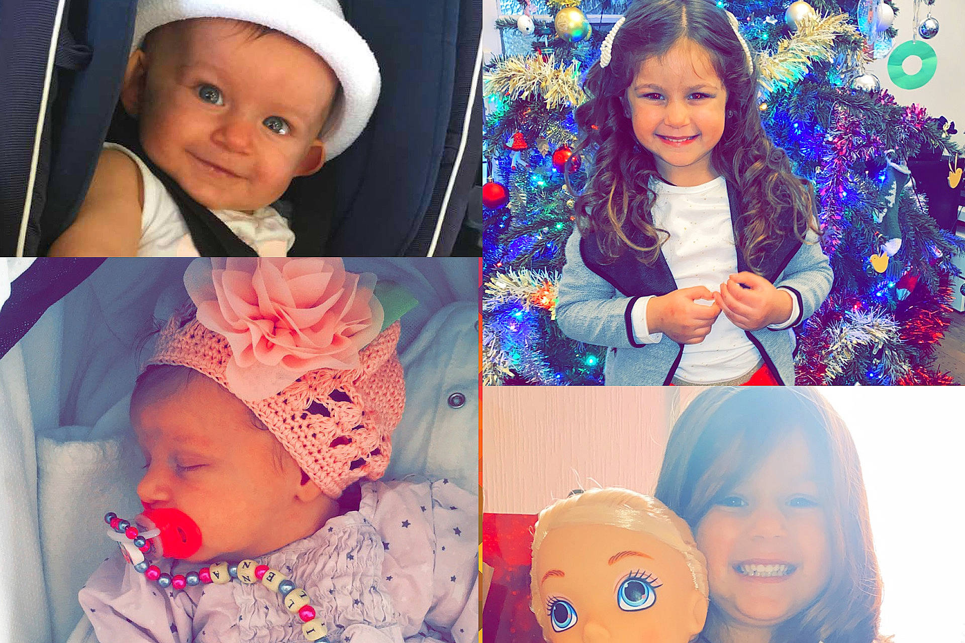 Milena a rejoint le concours — aidez-le/la à gagner de superbes lots ! baby, blue, cap, cheek, eyelash, face, facial_expression, happy, headgear, headwear, human, iris, joy, organ, person, photograph, pink, product, purple, skin