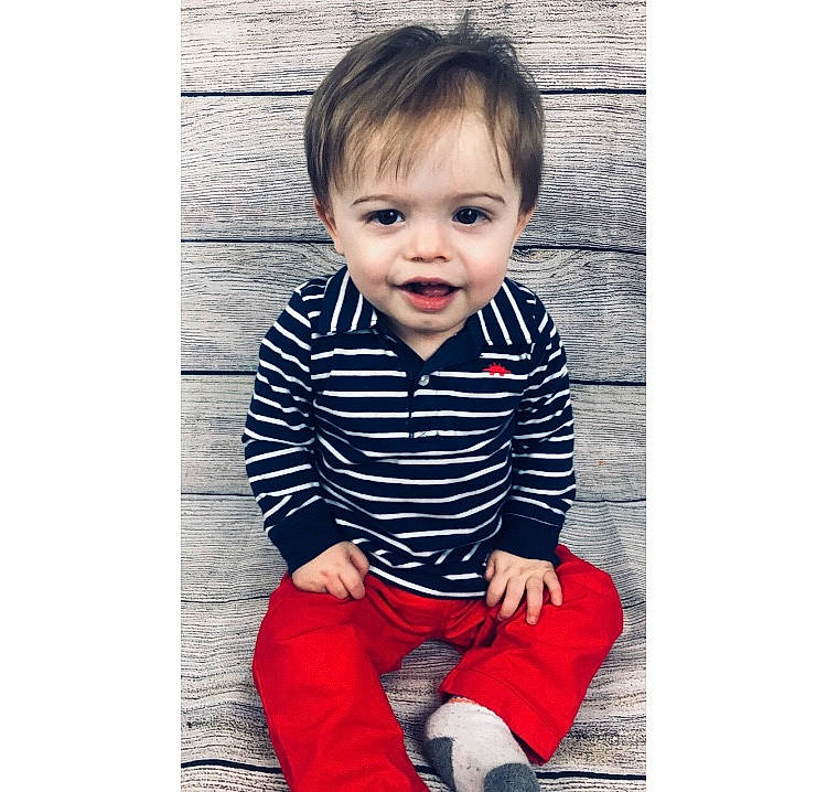 Ashtin joined the competition — help win amazing prizes! baby, baby_toddler_clothing, child, child_model, cool, design, long_sleeved_t_shirt, outerwear, pattern, person, photography, product, sitting, sleeve, t_shirt, toddler