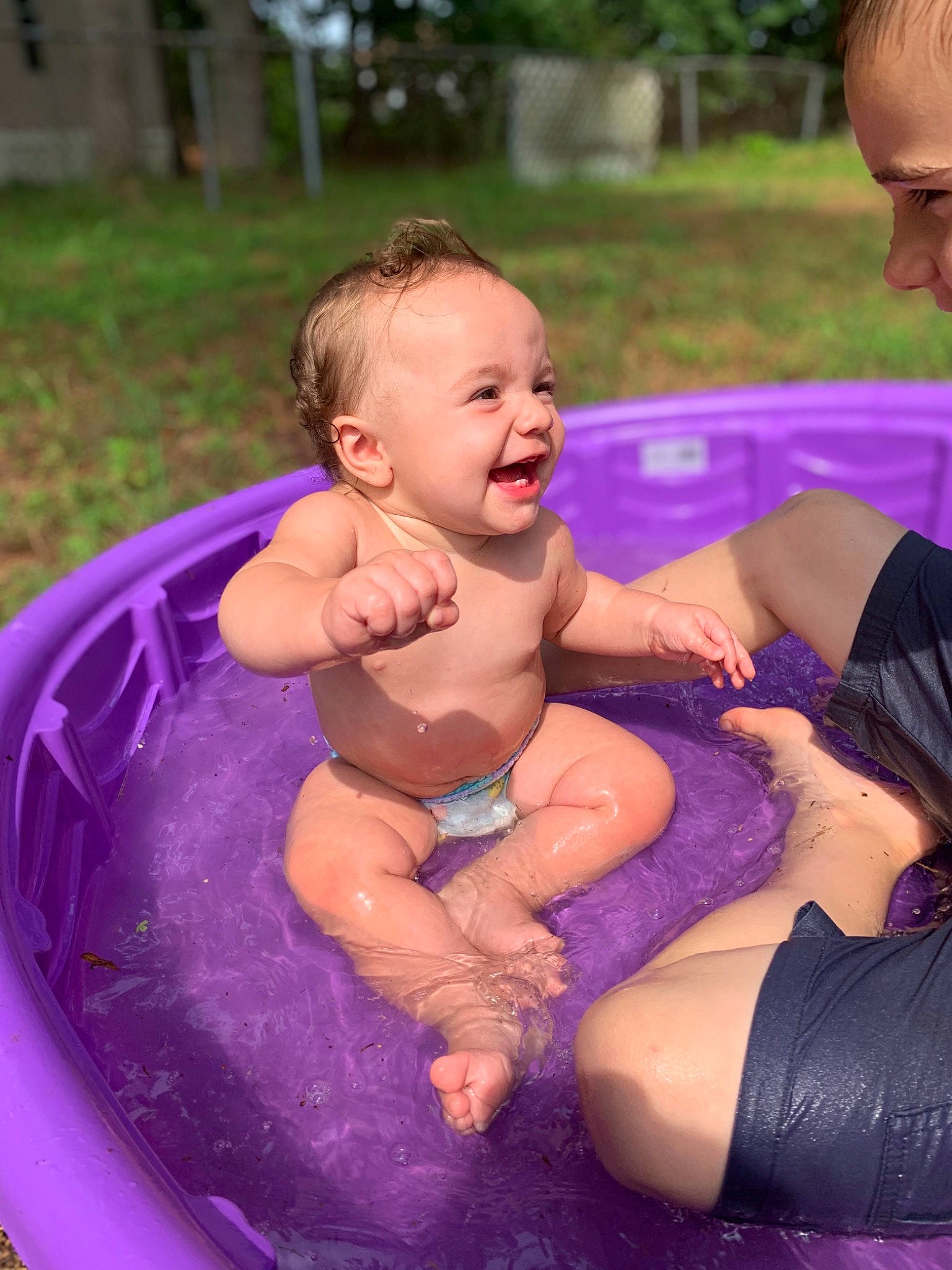 Maelyn joined the competition — help win amazing prizes! baby, baby_products, bathing, child, fun, leisure, person, play, product, toddler