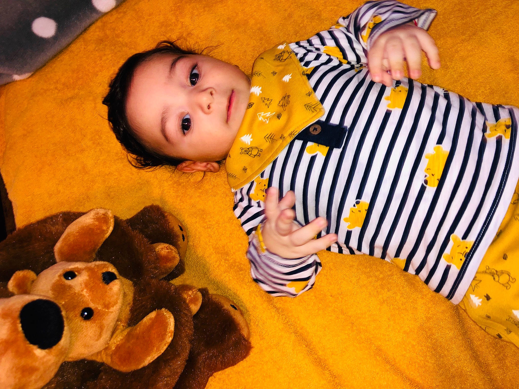 Edgar participe au concours pour gagner de l'argent avec cette photo : baby, baby_toys, bedtime, child, person, play, toddler, yellow