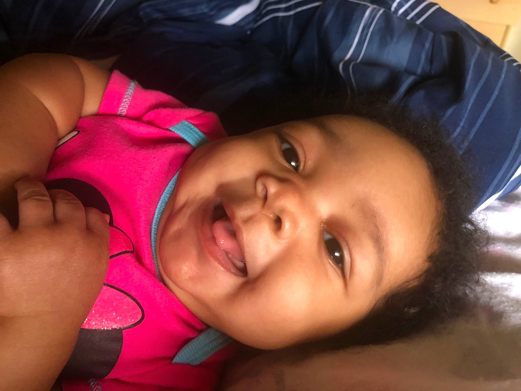 Kyelah joined the competition — help win amazing prizes! beauty, black_hair, cheek, child, chin, close_up, eye, eyebrow, face, facial_expression, hair, head, lip, mouth, nose, organ, person, pink, skin, smile