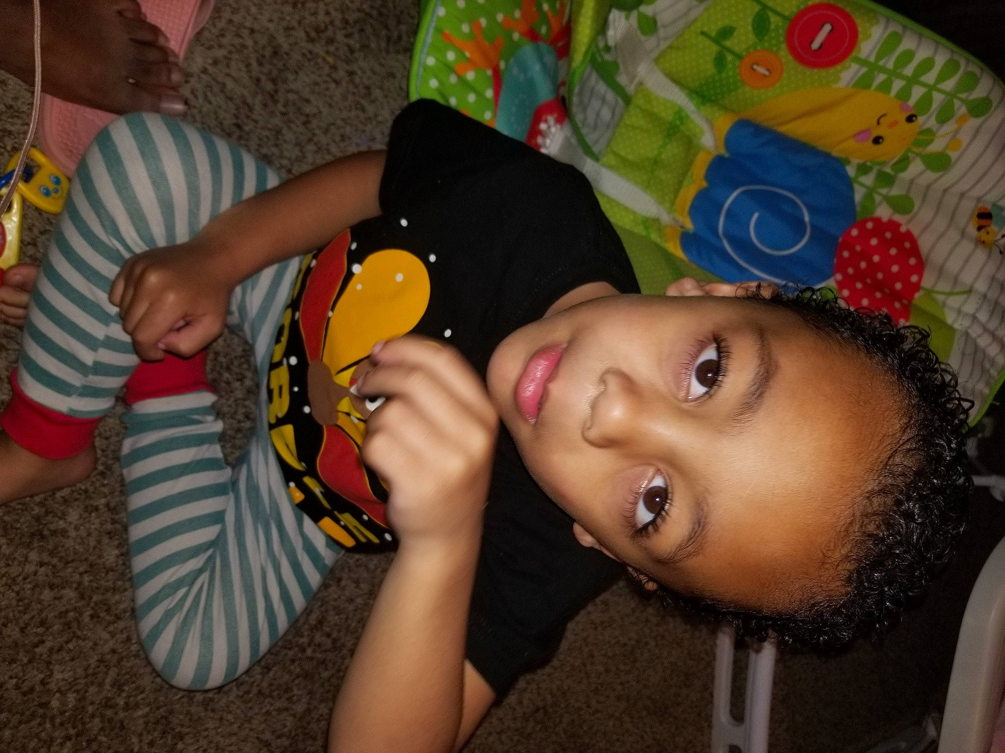 Chris joined the competition — help win amazing prizes! child, ear, fun, head, mouth, nose, person, toddler