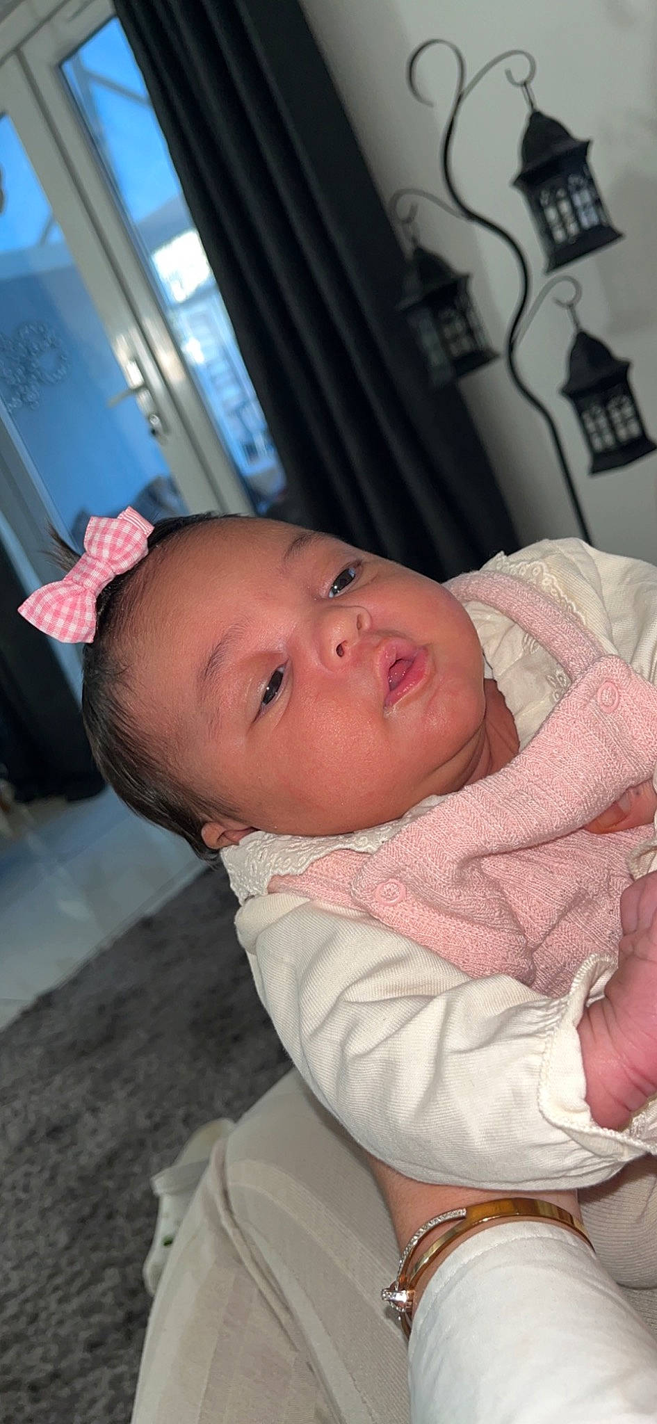 Ivy-jane joined the competition — help win amazing prizes! baby, baby_toddler_clothing, cheek, child, comfort, facial_expression, mouth, nose, person, room, sitting, skin, toddler