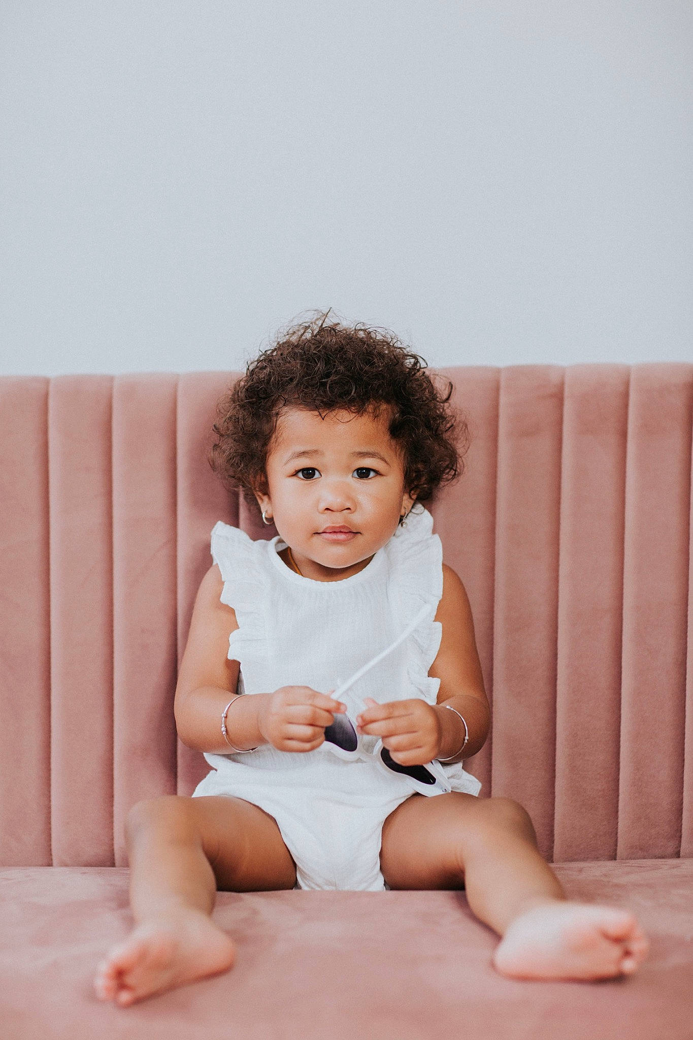 Naveah is registered to the contest to win money with this photo: baby, baby_toddler_clothing, cheek, comfort, elbow, facial_expression, flash_photography, flooring, foot, happy, jewellery, joint, knee, neck, person, shoulder, skin, sleeve, thigh, toddler