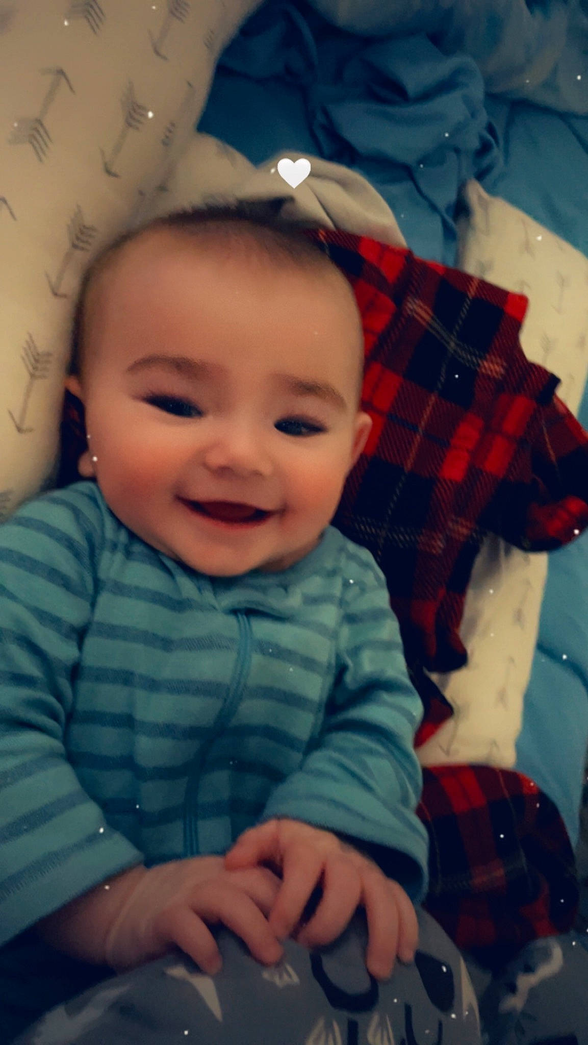 Kailani is registered to the contest to win money with this photo: baby, baby_toddler_clothing, cheek, chin, comfort, cool, eye, facial_expression, finger, fun, happy, iris, joy, mouth, nose, person, product, skin, sleeve, smile