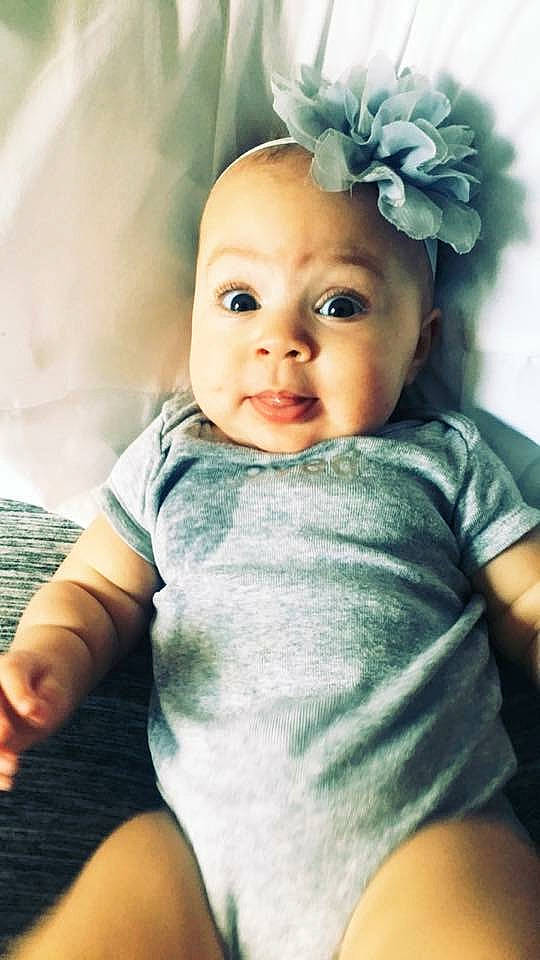 Myla joined the competition — help win amazing prizes! baby, baby_products, baby_toddler_clothing, cheek, child, child_model, face, head, headgear, person, skin, smile, toddler