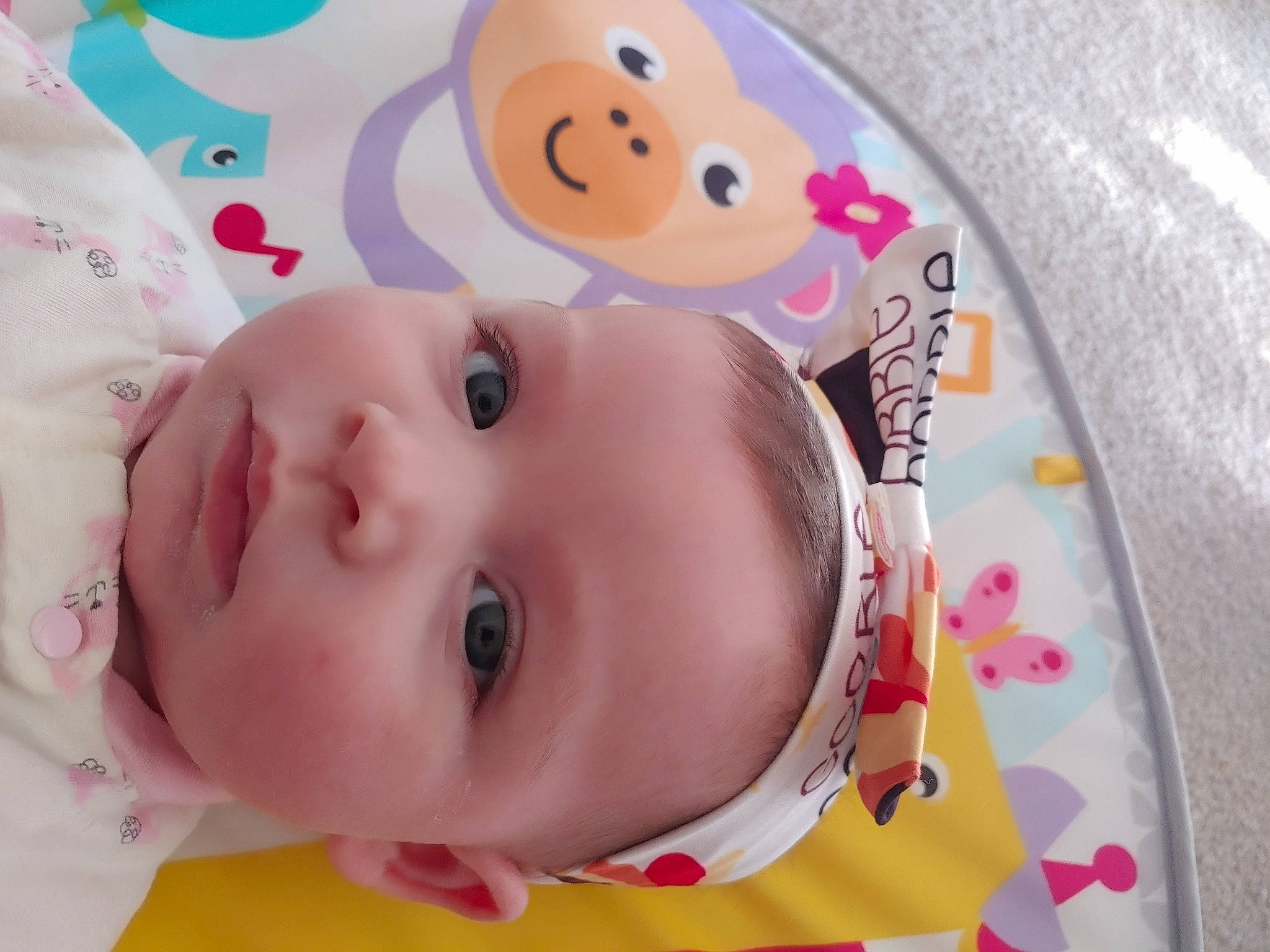 Alana is registered to the contest to win money with this photo: baby, cheek, child, head, lip, nose, person, pink, skin, smile, toddler