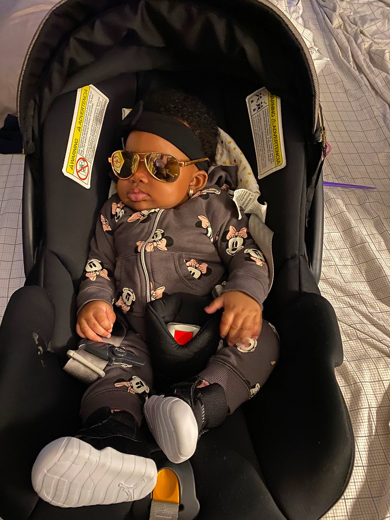 Amarah joined the competition — help win amazing prizes! baby_in_car_seat, car_seat, comfort, headwear, person