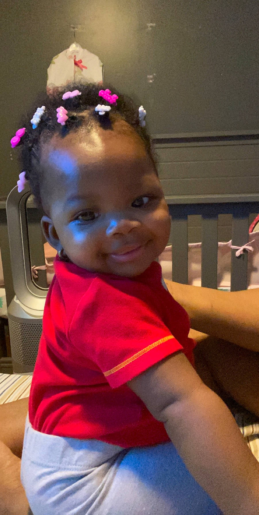 Amarah joined the competition — help win amazing prizes! child, ear, hair, hair_accessory, hairstyle, joy, person, toddler