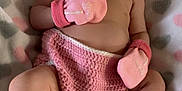 Chrissy joined the competition — help win amazing prizes! adorable, baby, blanket, child, cozy, crochet, cute, heart_pattern, indoor, infant, mittens, newborn, pacifier, pink, portrait, resting, sleeping, socks, soft, toddler
