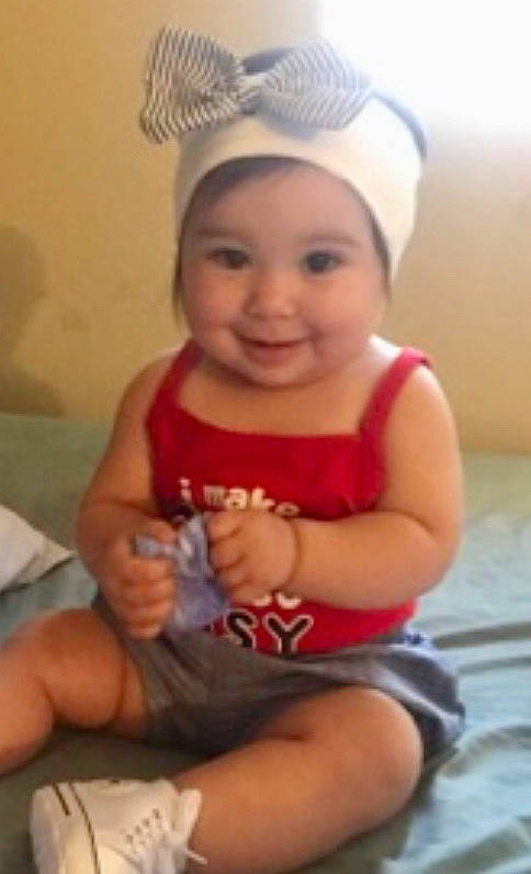 Alison is registered to the contest to win money with this photo: baby_toddler_clothing, cap, child, cool, costume_hat, dress, eye, facial_expression, happy, head, headband, headgear, headpiece, headwear, iris, joy, lip, person, pink, skin