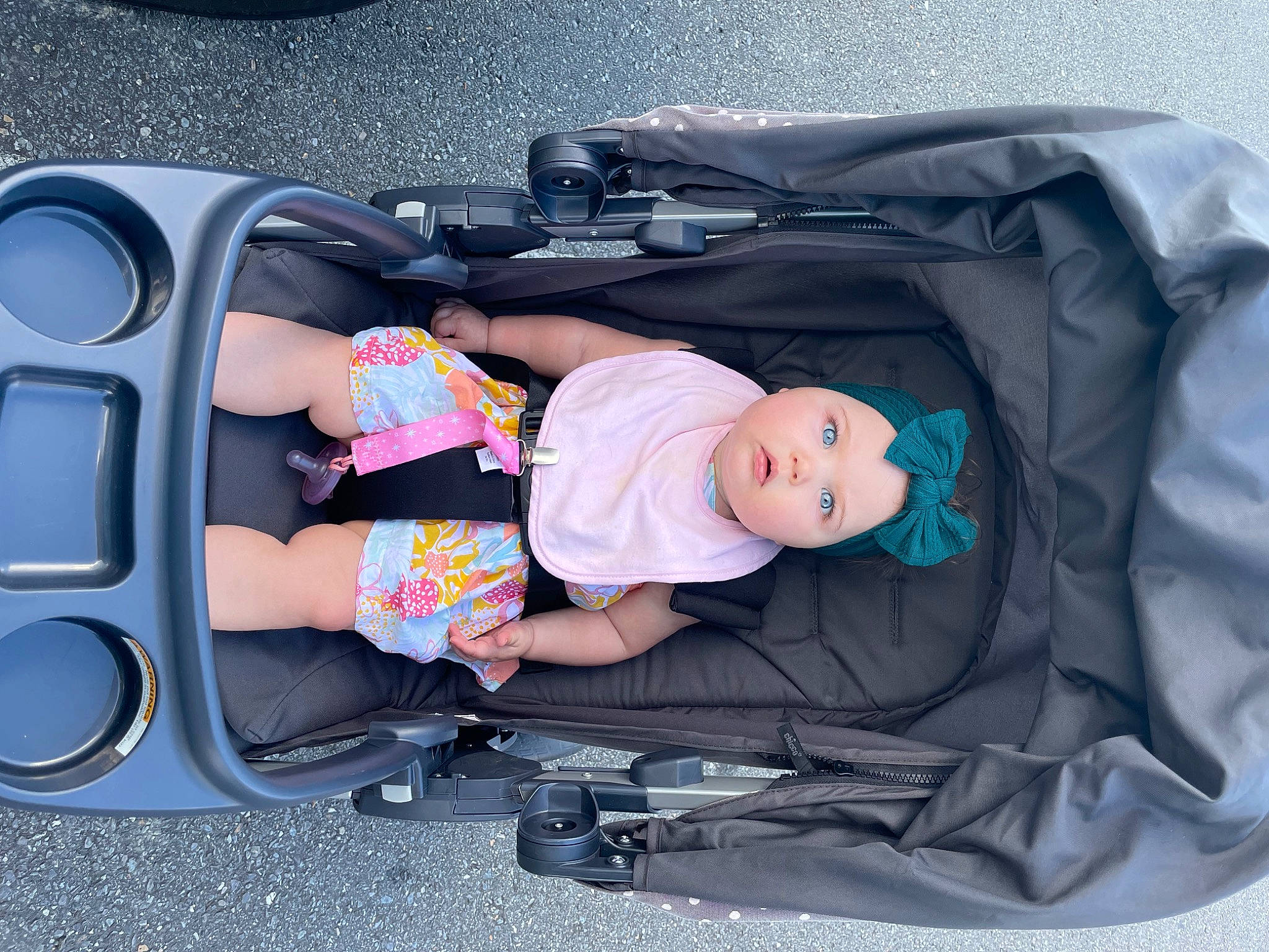 Oakleigh is registered to the contest to win money with this photo: auto_part, automotive_design, automotive_exterior, baby, baby_carriage, baby_products, baby_toddler_clothing, bag, baggage, bumper, car, car_seat, child, comfort, headwear, luggage_and_bags, motor_vehicle, person, toddler, travel