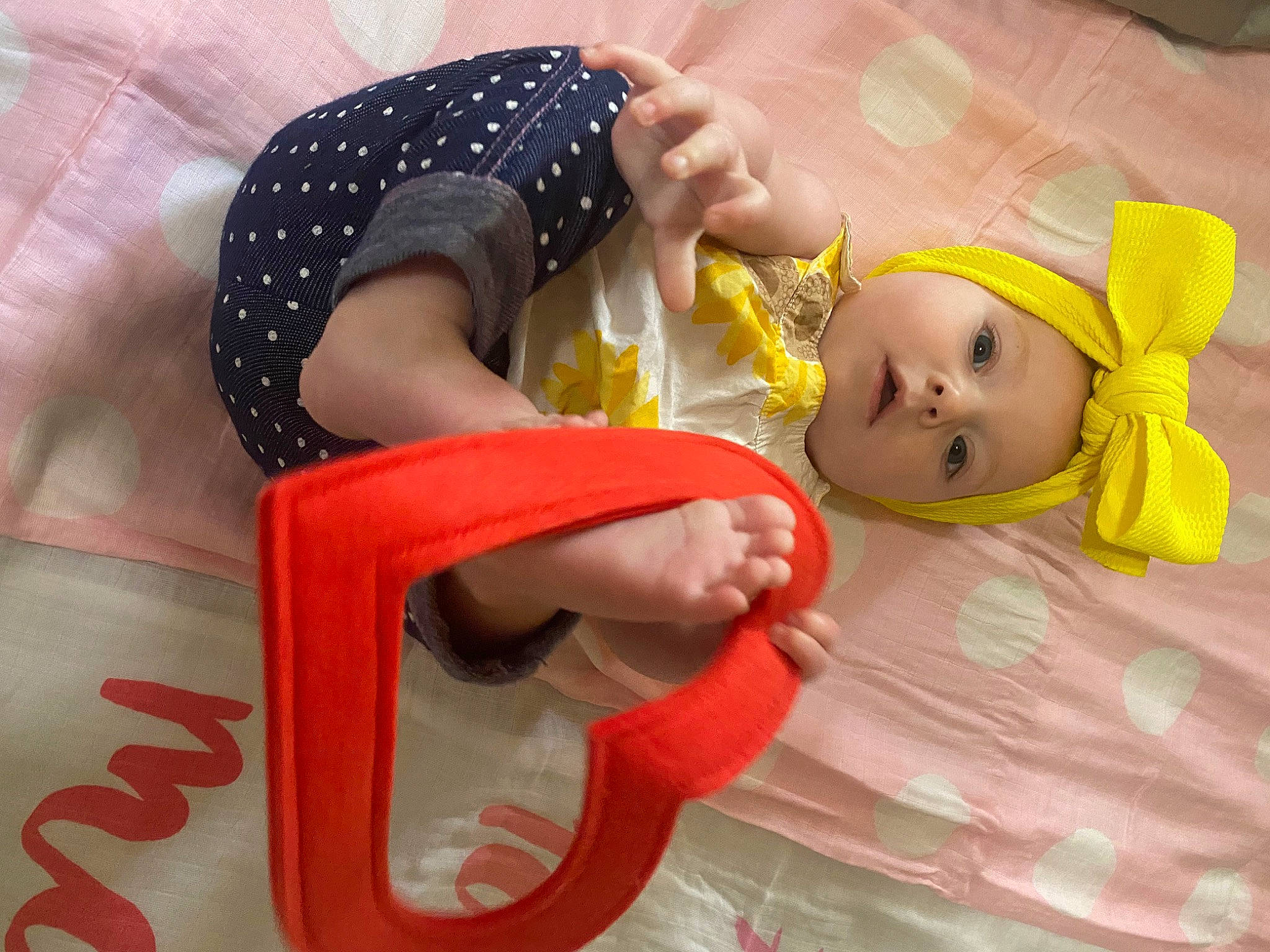 Jesse joined the competition — help win amazing prizes! baby, baby_products, baby_safety, baby_toddler_clothing, baby_toys, child, comfort, event, finger, fun, happy, headwear, nail, pattern, person, pink, play, product, room, smile