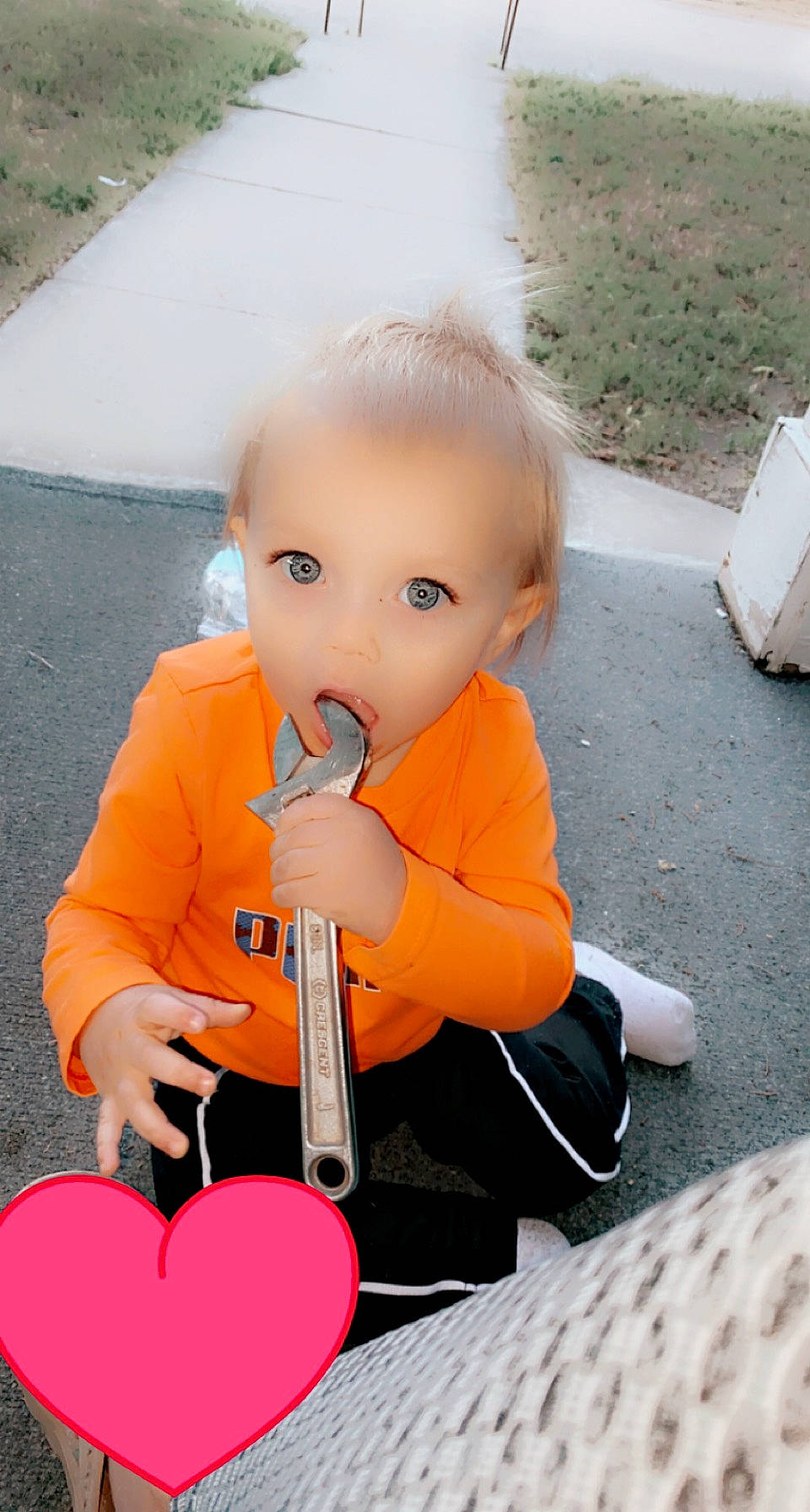 Kysen joined the competition — help win amazing prizes! asphalt, baby, baby_playing_with_toys, baby_products, baby_toddler_clothing, baby_toys, child, fun, grass, hairstyle, happy, magenta, musical_instrument, nose, party_supply, person, play, sitting, t_shirt, toddler