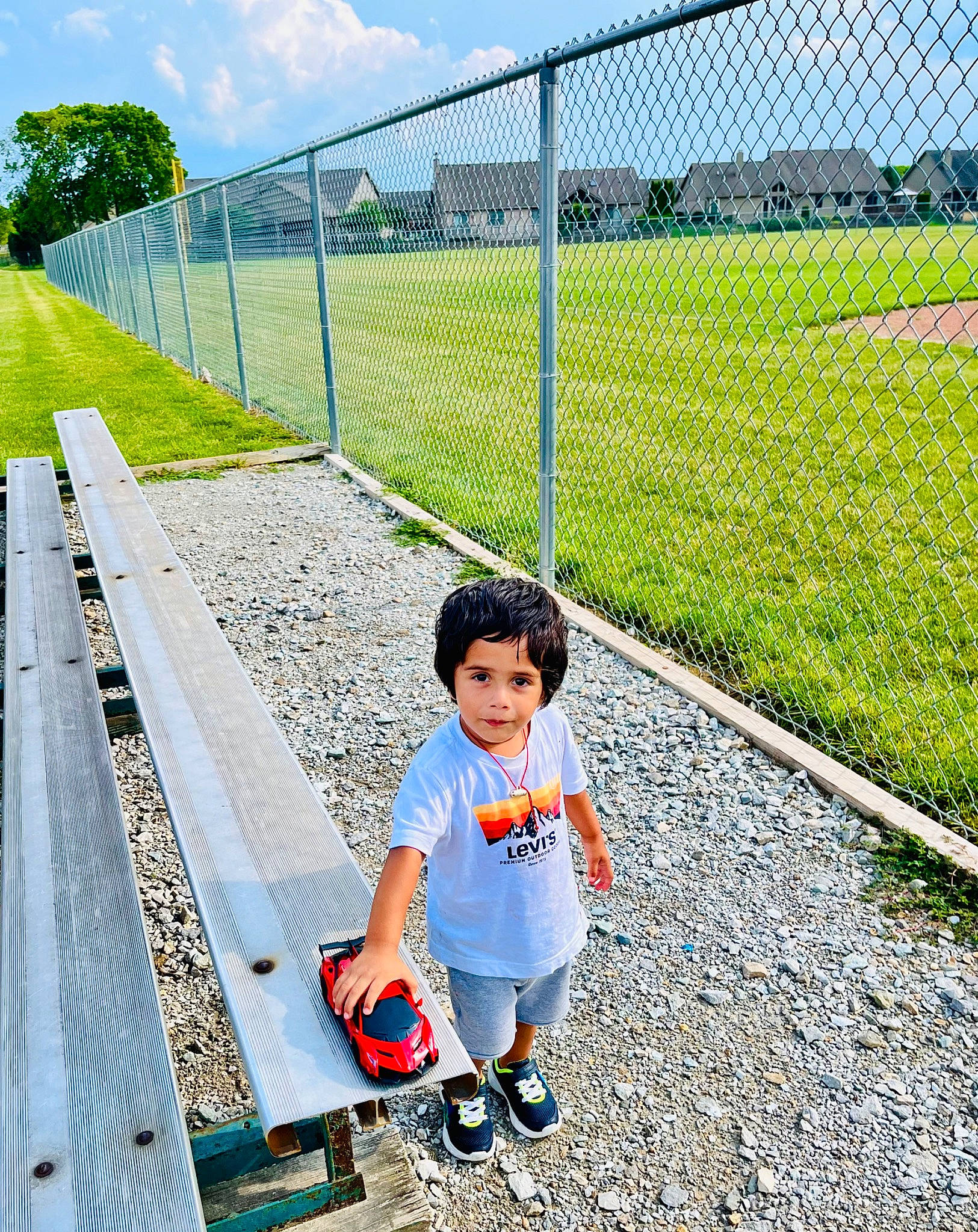 Arihant joined the competition — help win amazing prizes! baby, chain_link_fencing, child, city, cloud, fence, fun, grass, landscape, leisure, mesh, people_in_nature, person, public_space, recreation, shorts, sky, toddler, travel, tree