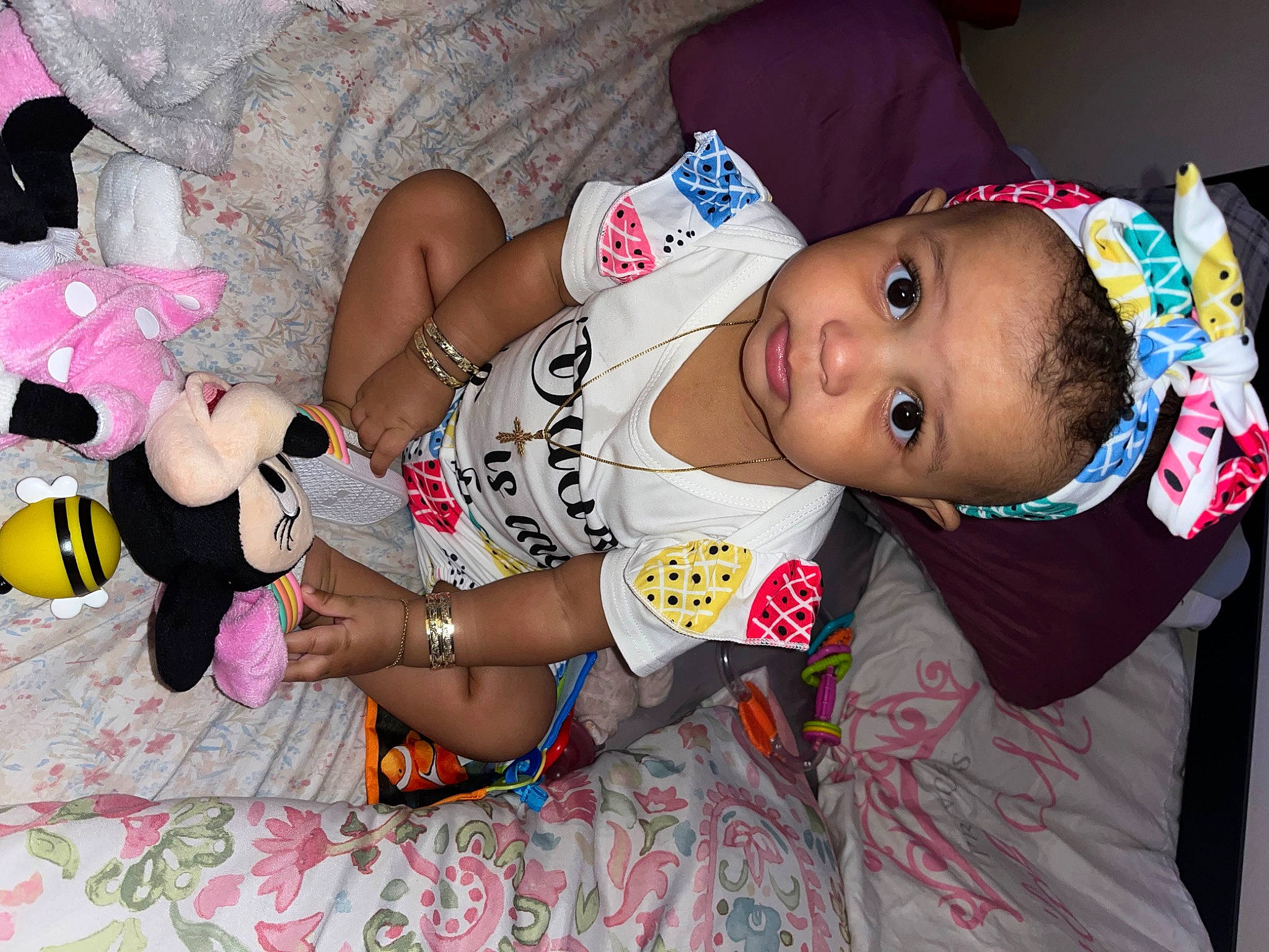 Jaylah joined the competition — help win amazing prizes! baby, baby_toddler_clothing, cheek, child, eye, facial_expression, finger, fun, happy, hat, headgear, human_body, lip, mammal, mouth, person, pink, red, skin, thigh