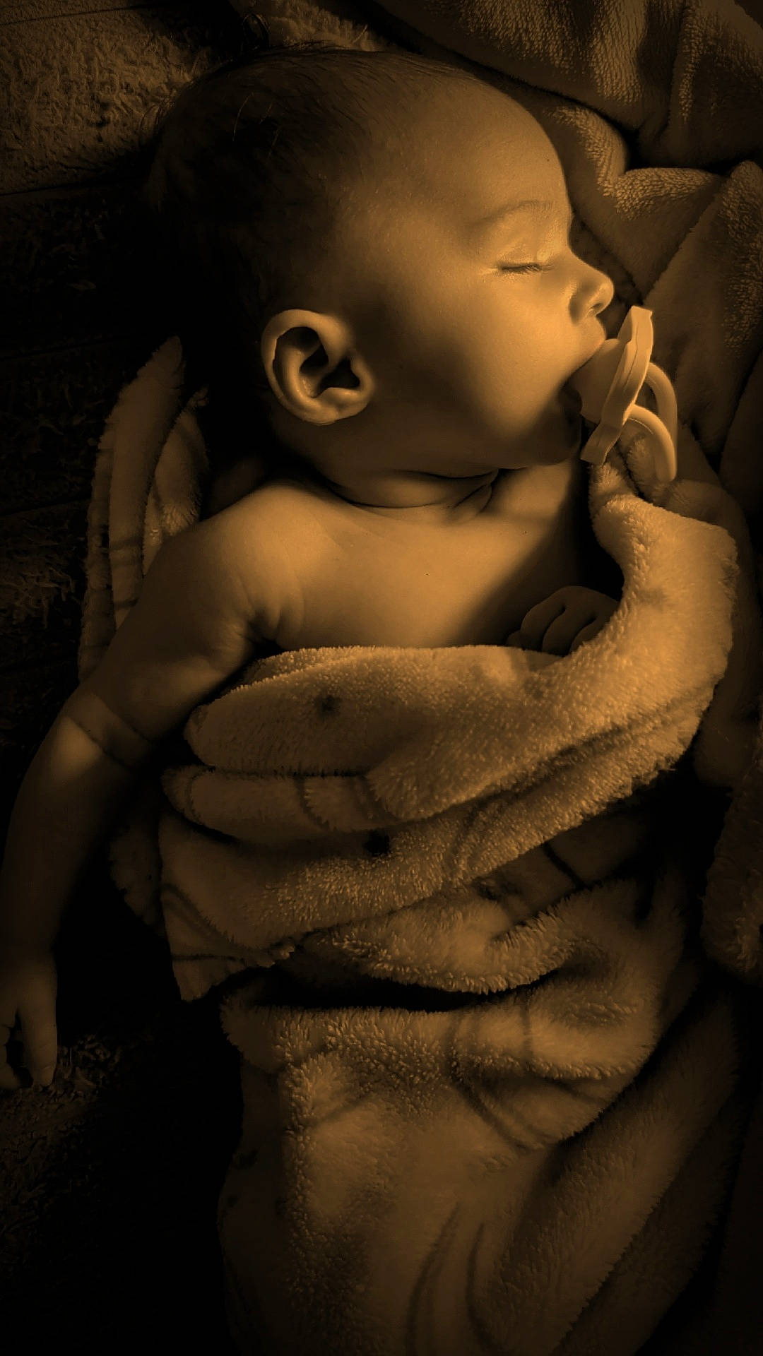 baby, blanket, child, closeup, cute, face, hand, human, indoor, infant, mouth, newborn, pacifier, peaceful, portrait, resting, skin, sleeping, soft_texture, wrapped