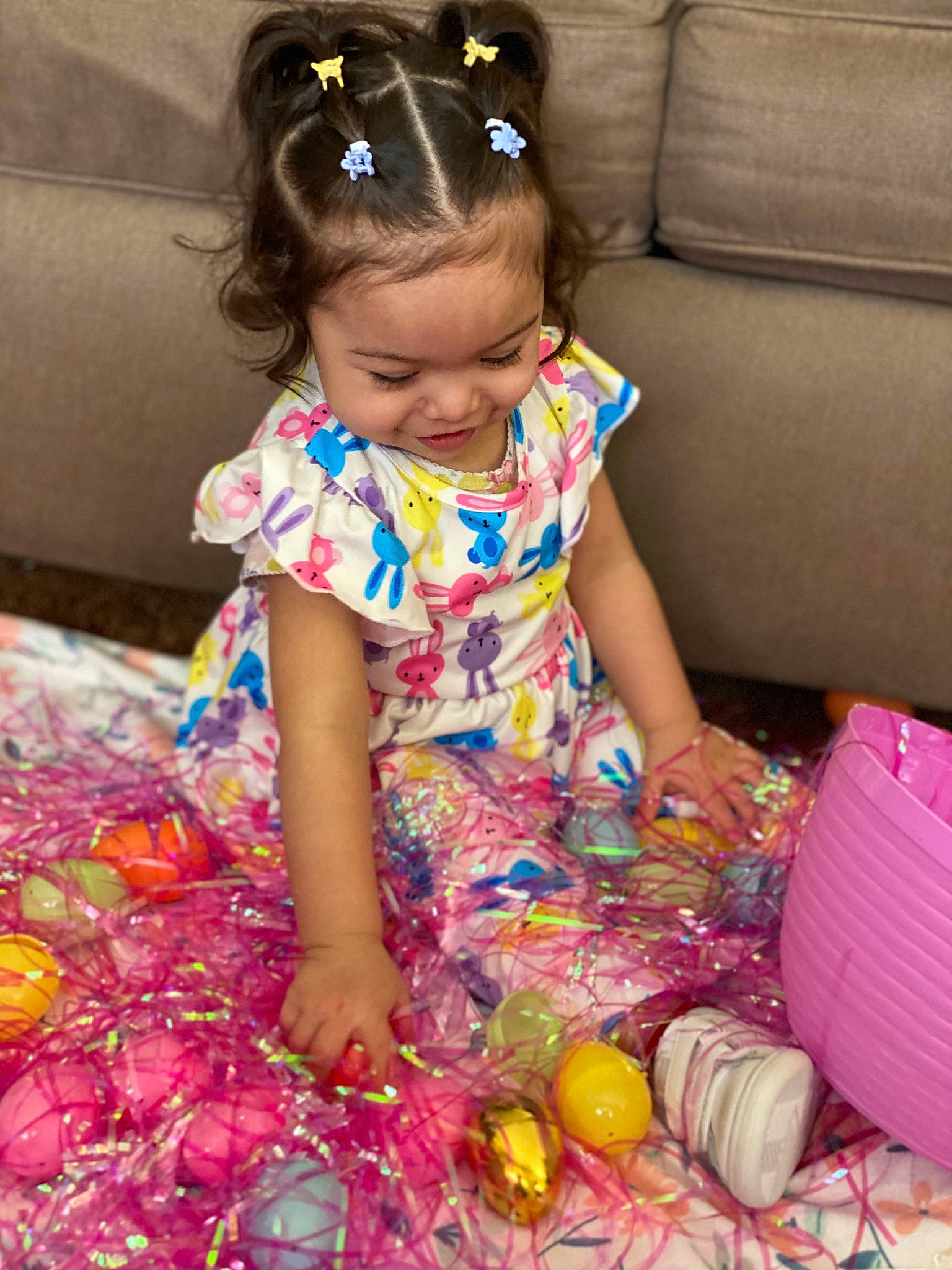 Zaniyah is registered to the contest to win money with this photo: baby_toddler_clothing, beauty, blue, child, dress, facial_expression, fun, goggles, hairstyle, happy, head, magenta, organ, person, photograph, pink, purple, snapshot, textile, toddler