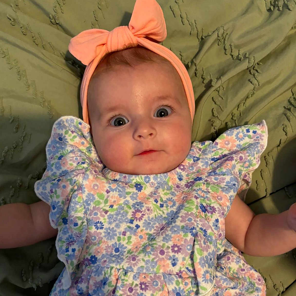 Lillie Jo joined the competition — help win amazing prizes! accessories, baby, beachwear, bonnet, clothing, face, hair, hat, head, headband, person, photography, portrait, sitting, sleeve