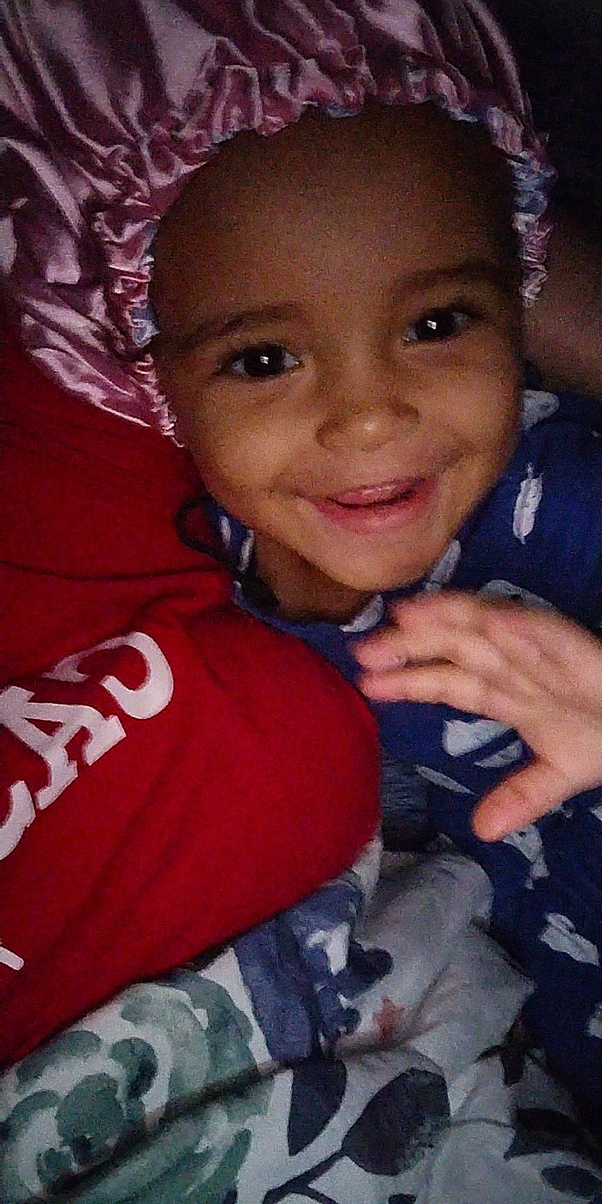 Skylar is registered to the contest to win money with this photo: afro, black_hair, carmine, cheek, child, ear, forehead, fun, gesture, happy, iris, joy, laugh, lip, nose, person, selfie, skin, smile, t_shirt