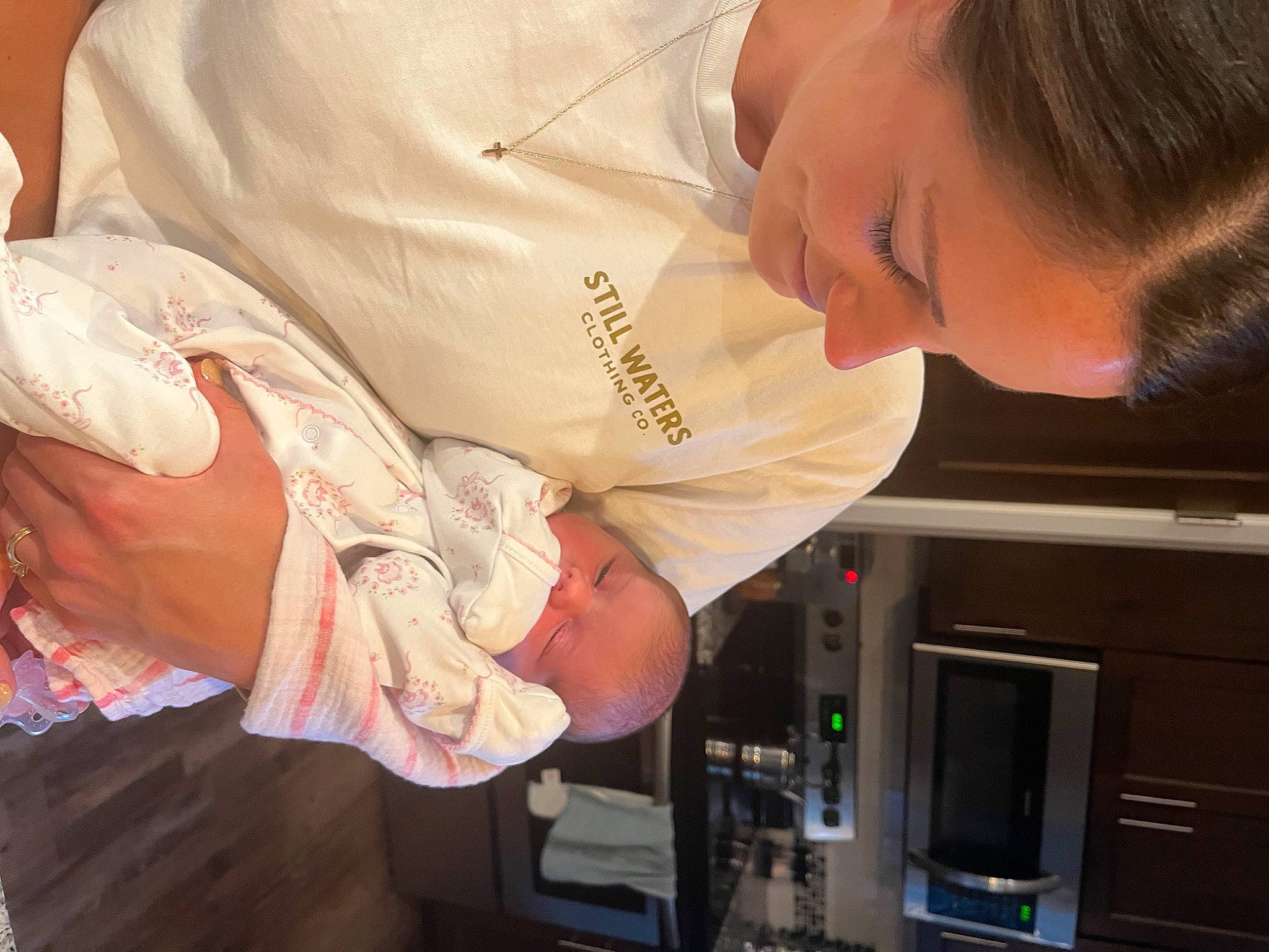 Hunter joined the competition — help win amazing prizes! baby, cabinetry, child, comfort, cooking, countertop, fun, gesture, home_appliance, karate, kitchen, kitchen_appliance, machine, major_appliance, microwave_oven, person, room, t_shirt, toddler