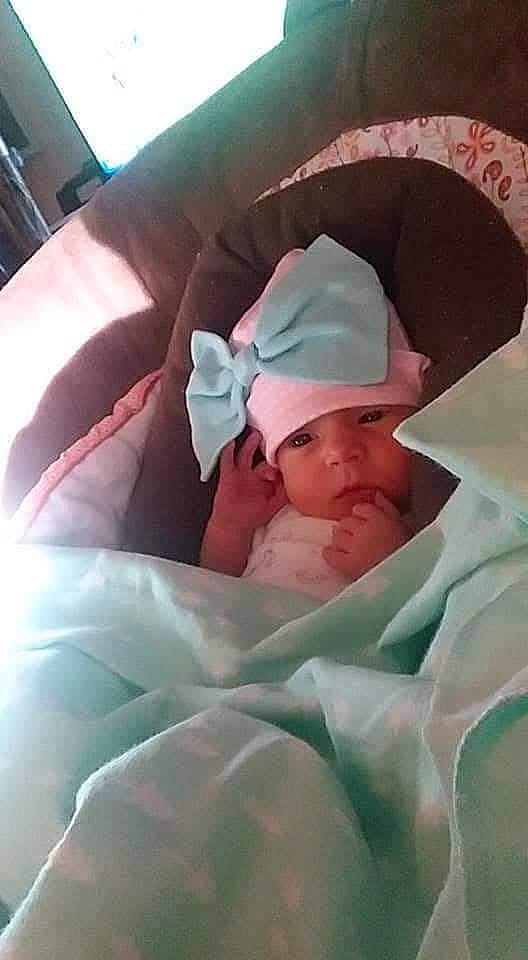 Krystal joined the competition — help win amazing prizes! child, childbirth, girl, headwear, medical, mouth, person, product, sleep