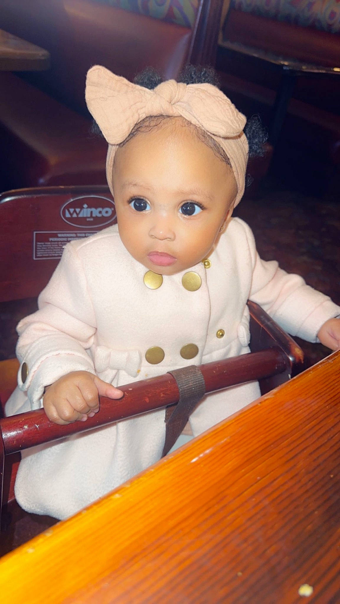 Malia joined the competition — help win amazing prizes! baby, baby_products, baby_toddler_clothing, baby_toys, cheek, child, fun, happy, person, room, sitting, skin, sleeve, toddler, toy, white, wood