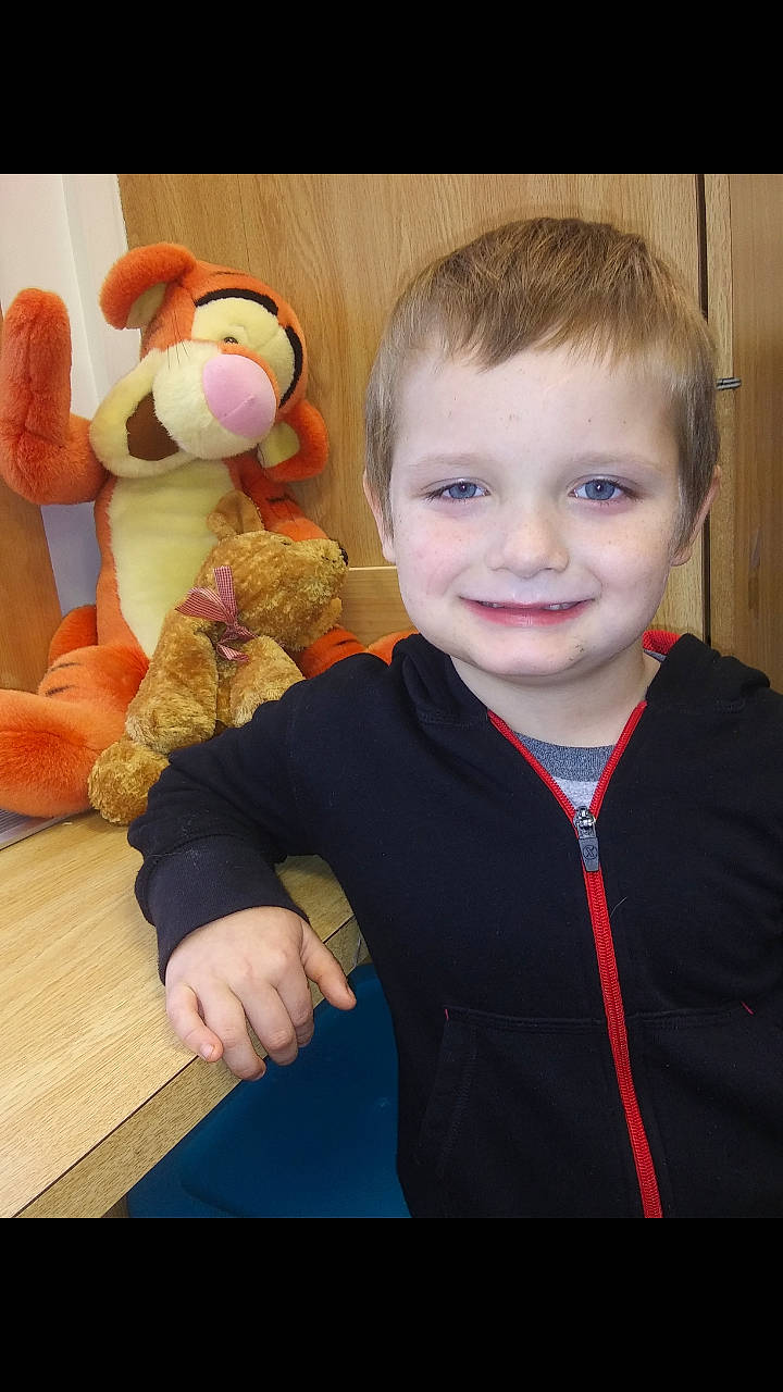 Silas joined the competition — help win amazing prizes! baby, cheek, child, ear, face, finger, happy, head, joy, person, play, skin, smile, stuffed_toy, teddy_bear, toddler, toy