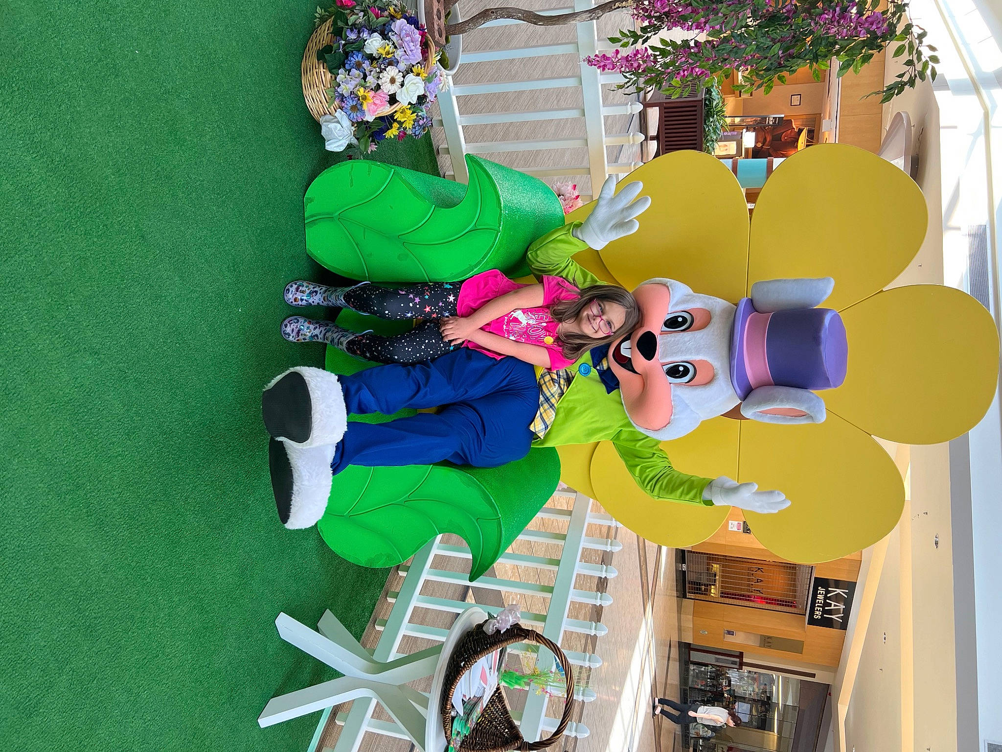 Karley joined the competition — help win amazing prizes! animated_cartoon, animation, art, child, event, fiction, fictional_character, fun, games, green, happy, illustration, joy, leisure, person, plant, recreation, room, stuffed_toy, toy