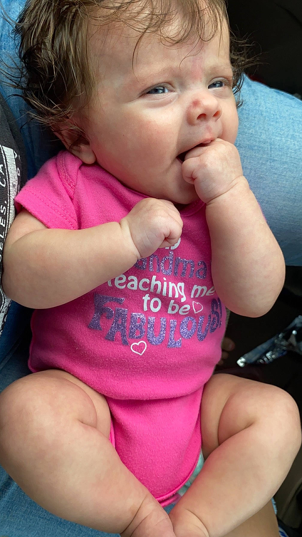 Remington is registered to the contest to win money with this photo: cheek, chin, ear, eye, eyebrow, eyelash, facial_expression, hair, hairstyle, hand, head, human, joint, leg, lip, mouth, nose, organ, person, shoulder