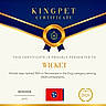 award, blue, celebration, certificate, contest, document, dog, flag, formal, gold, graphic_design, kingpet, laurel_wreath, medal, pet, ranking, ribbon, tennessee, typography, wicket