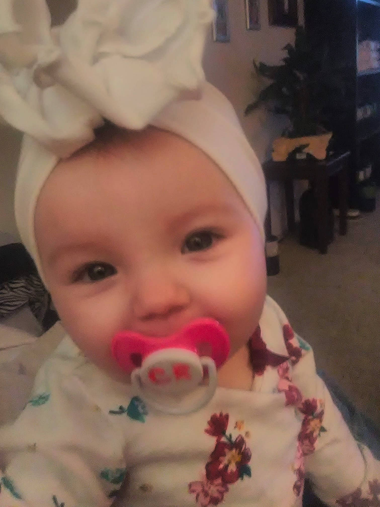 Cierra joined the competition — help win amazing prizes! baby, cheek, child, face, forehead, head, joy, lip, mouth, nose, person, smile, toddler