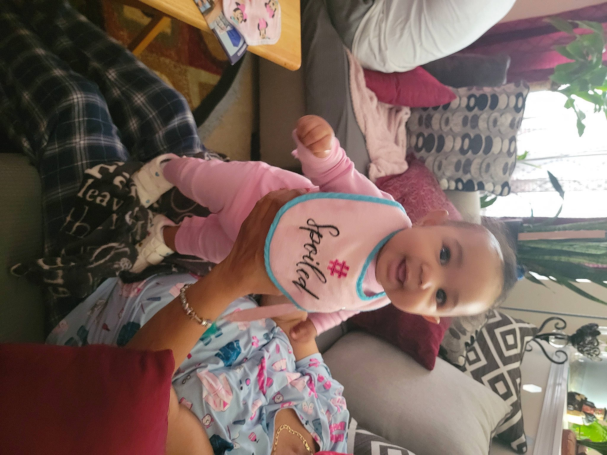 Eliana joined the competition — help win amazing prizes! abdomen, chest, elbow, event, flesh, fun, human_leg, joint, knee, nail, navel, pattern, person, plaid, plant, smile, tartan, temporary_tattoo, thigh, trunk