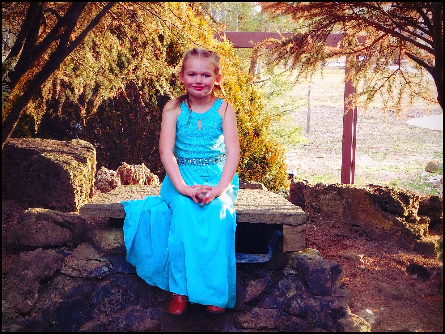 Harlee is registered to the contest to win money with this photo: adaptation, beauty, branch, day_dress, dress, electric_blue, flash_photography, forest, fun, grass, happy, joy, leisure, magenta, nature, people_in_nature, person, plant, sunlight, tints_and_shades