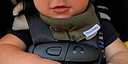 Cade joined the competition — help win amazing prizes! baby, car_seat, child, closeup, clothing, cute, expression, face, hands, head_support, holding, indoor, infant, person, safety_harness, seat, seatbelt, skin, sunlight, young_child